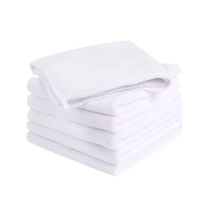 White Terry Face Towel